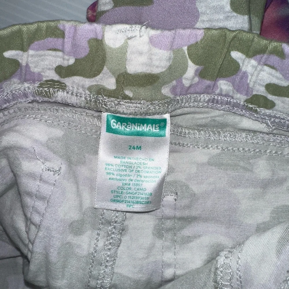 Lot of 2 Baby Girls Toddler Garaminals Pants Size 24M Tie Dye camo jeggings